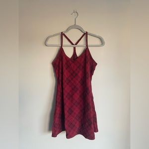 Plaid Outdoor Voices Exercise Dress